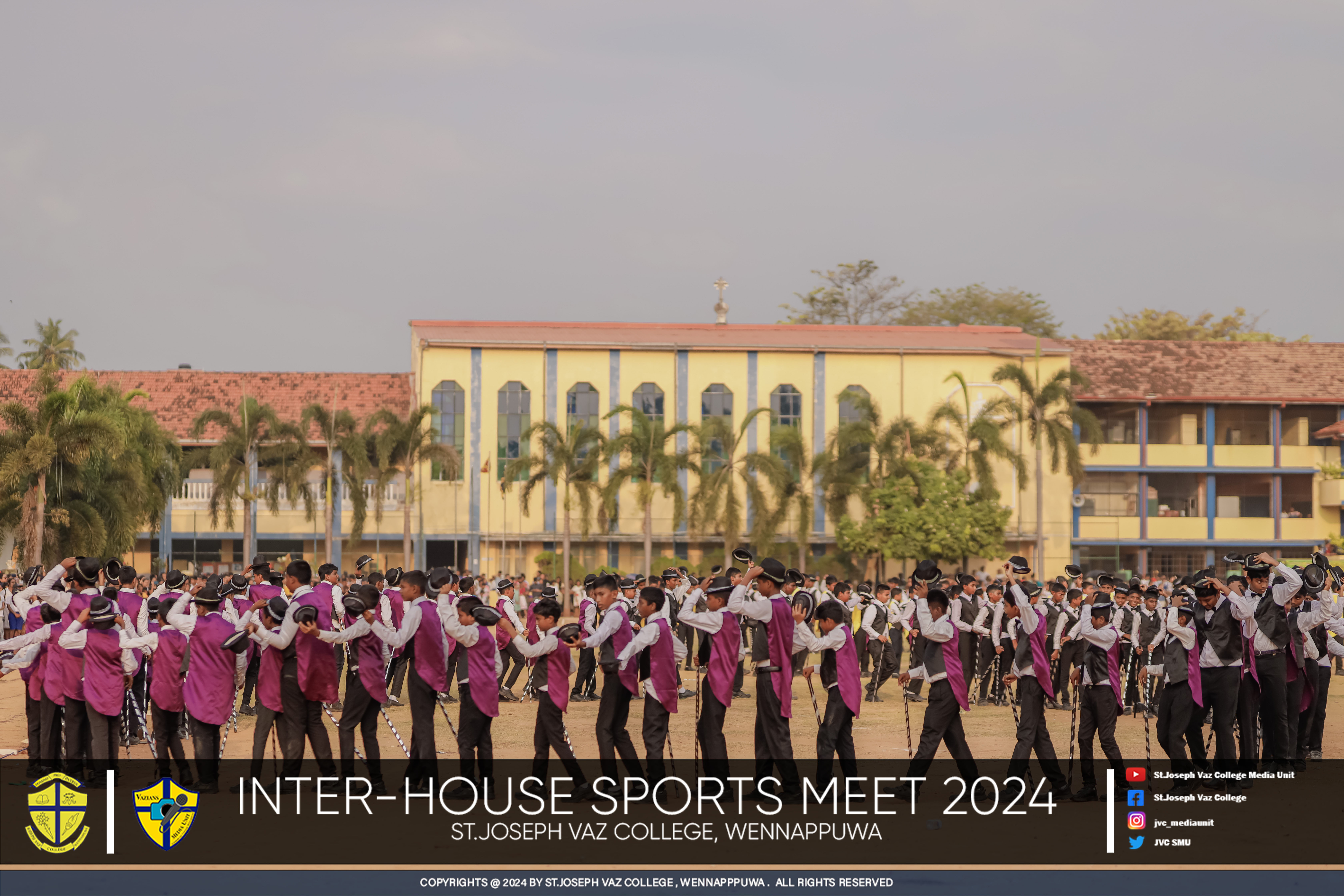 Inter House Sports Meet 2024 - St. Joseph Vaz College - Wennappuwa - Sri Lanka